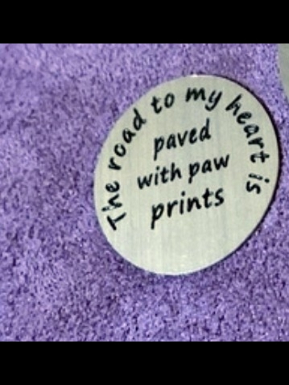 Pet Love Plate For Floating Lockets
